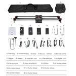 Rail de guidage électrique YELANGU L80TC 80 cm avec télécommande 2,4 GHz pour appareils photo reflex/caméras vidéo, L80TC 80 cm