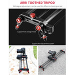 Rail de guidage électrique YELANGU L80TC 80 cm avec télécommande 2,4 GHz pour appareils photo reflex/caméras vidéo, L80TC 80 cm