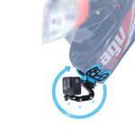 Adaptateur de fixation papillon pour casque avec bras pivotant à 3 axes, boucle en J et vis longue pour GoPro, Insta360, DJI et autres caméras d'action.
