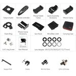 Téléprompteur pliable portable FEELWORLD TP10 de 10 pouces avec télécommande et bague d'adaptation d'objectif pour smartphones/tablettes de moins de 10 pouces, TP10