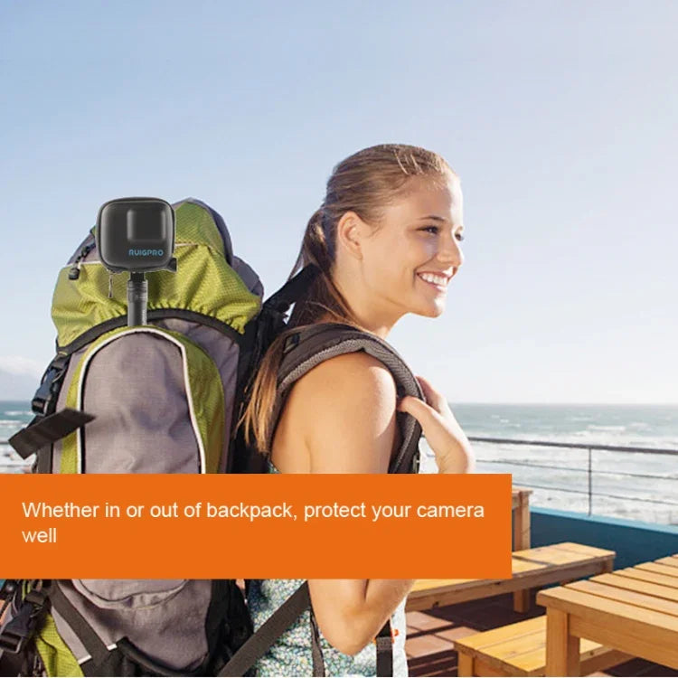 Étui de protection ultra-mini RUIGPRO en EVA pour GoPro Hero11 Black / HERO10 Black / HERO9 Black / HERO8 Black /7 /6 /5, compatible avec GoPro HERO7 /6 /5