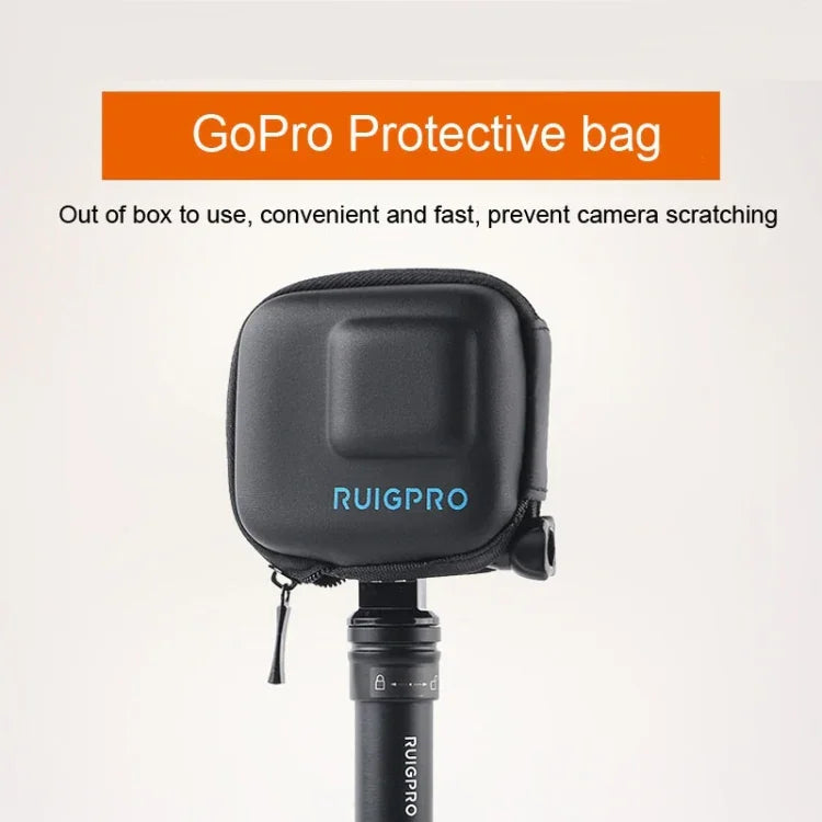 Étui de protection ultra-mini RUIGPRO en EVA pour GoPro Hero11 Black / HERO10 Black / HERO9 Black / HERO8 Black /7 /6 /5, compatible avec GoPro HERO7 /6 /5