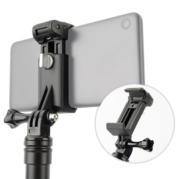 Perches à selfie monopodes avec pince pour téléphone pour iPhone, Samsung, HTC, Sony, LG et autres smartphones, plage de pince : 6-9 cm, pince pour téléphone