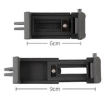 Perches à selfie monopodes avec pince pour téléphone pour iPhone, Samsung, HTC, Sony, LG et autres smartphones, plage de pince : 6-9 cm, pince pour téléphone
