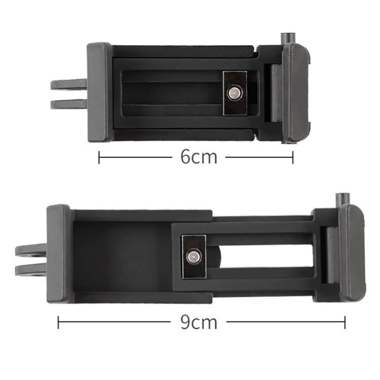 Perches à selfie monopodes avec pince pour téléphone pour iPhone, Samsung, HTC, Sony, LG et autres smartphones, plage de pince : 6-9 cm, pince pour téléphone