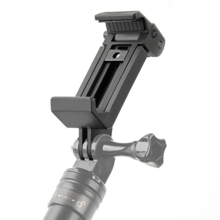 Perches à selfie monopodes avec pince pour téléphone pour iPhone, Samsung, HTC, Sony, LG et autres smartphones, plage de pince : 6-9 cm, pince pour téléphone