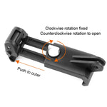 Perches à selfie monopodes avec pince pour téléphone pour iPhone, Samsung, HTC, Sony, LG et autres smartphones, plage de pince : 6-9 cm, pince pour téléphone
