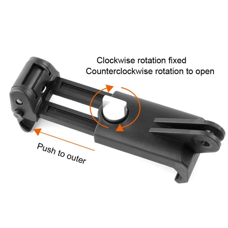 Perches à selfie monopodes avec pince pour téléphone pour iPhone, Samsung, HTC, Sony, LG et autres smartphones, plage de pince : 6-9 cm, pince pour téléphone