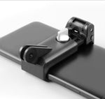 Perches à selfie monopodes avec pince pour téléphone pour iPhone, Samsung, HTC, Sony, LG et autres smartphones, plage de pince : 6-9 cm, pince pour téléphone
