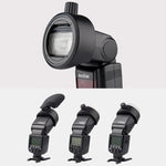 Adaptateur rond Godox S-R1 pour flashs Godox TT685 / V860II / V350 / TT600, S-R1