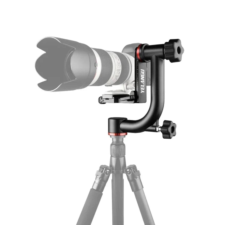 Tête de trépied à cardan horizontal YELANGU A201 à 360 degrés pour appareils photo DV et reflex, A201