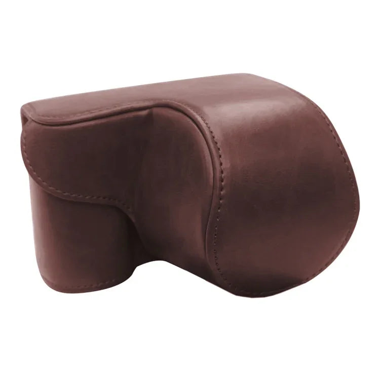 Étui intégral en cuir PU pour appareil photo Sony ZV-E10