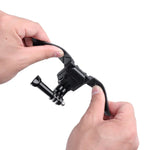 Support de casque avec boucle en J pour GoPro, Insta360, DJI et autres caméras d'action, support de casque