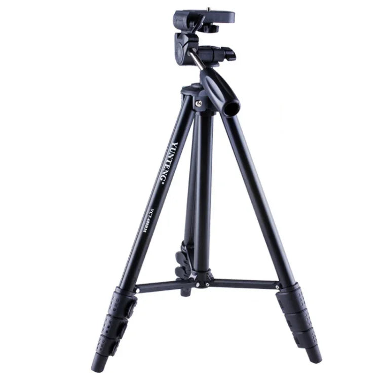 Trépied YUNTENG VCT-680RM à 4 sections pliables en alliage d'aluminium avec rotule 3D pour appareils photo reflex numériques et numériques, hauteur réglable : 46-138 cm, VCT-680RM