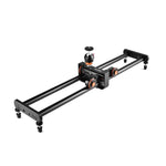 Rail de guidage coulissant YELANGU L4X-60ET 60 cm avec boucle de fixation pour chariot et rotule pour appareils photo reflex/caméras vidéo, L4X-60ET 60 cm