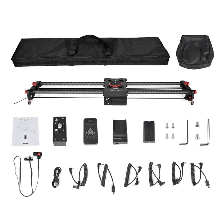 Rail de guidage électrique YELANGU L60TC 60 cm avec télécommande 2,4 GHz pour appareils photo reflex/caméras vidéo, L60TC 60 cm