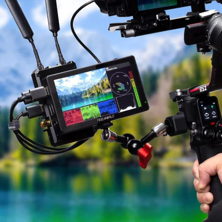 Moniteur de terrain pour appareil photo reflex numérique FEELWORLD LUT5, écran tactile ultra-lumineux de 5,5 pouces (3 000 nits), LUT5