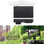Moniteur de terrain pour appareil photo reflex numérique FEELWORLD LUT5, écran tactile ultra-lumineux de 5,5 pouces (3 000 nits), LUT5
