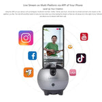 LAIZESKE LA8 Robot Caméraman Intelligent Support de Téléphone avec Suivi Automatique à 360°, LA8
