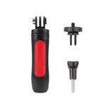Support trépied pliable multifonctionnel pour selfies, monopode compatible avec GoPro, Insta360, DJI et autres caméras d'action, longueur : 12-23 cm (rouge et bleu).