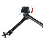 Bras magique articulé à friction réglable de 28 cm + grandes pinces à griffes, bras magique de 28 cm + pinces à griffes
