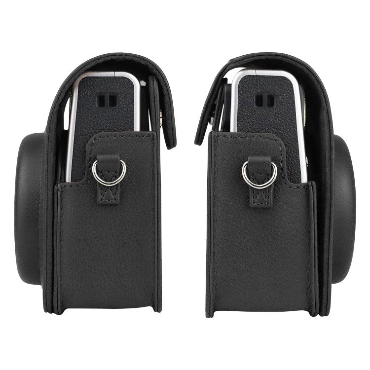 Étui intégral rétro en cuir PU avec bandoulière pour appareil photo FUJIFILM instax mini 40