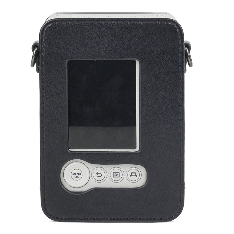 Étui intégral rétro en cuir PU avec bandoulière pour appareil photo FUJIFILM Instax Mini Liplay.