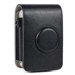 Étui intégral rétro en cuir PU avec bandoulière pour appareil photo FUJIFILM Instax Mini Liplay.