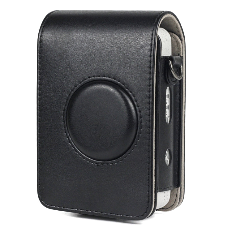 Étui intégral rétro en cuir PU avec bandoulière pour appareil photo FUJIFILM Instax Mini Liplay.