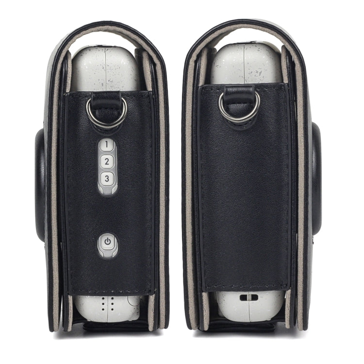 Étui intégral rétro en cuir PU avec bandoulière pour appareil photo FUJIFILM Instax Mini Liplay.