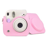 Étui rétro en cuir PU intégral avec bandoulière pour appareil photo FUJIFILM instax mini 7+, Pour FUJIFILM instax mini 7+