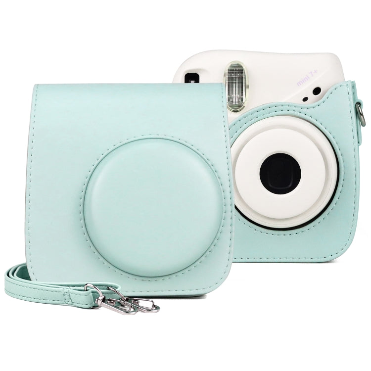 Étui rétro en cuir PU intégral avec bandoulière pour appareil photo FUJIFILM instax mini 7+, Pour FUJIFILM instax mini 7+