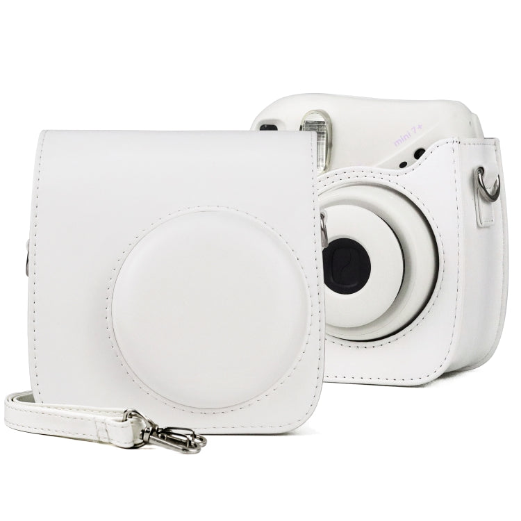 Étui rétro en cuir PU intégral avec bandoulière pour appareil photo FUJIFILM instax mini 7+, Pour FUJIFILM instax mini 7+