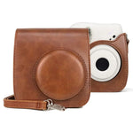 Étui rétro en cuir PU intégral avec bandoulière pour appareil photo FUJIFILM instax mini 7+, Pour FUJIFILM instax mini 7+