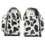 Étui en cuir PU Milk Cow pour appareil photo FUJIFILM instax mini 7+ avec bandoulière, motif vache laitière