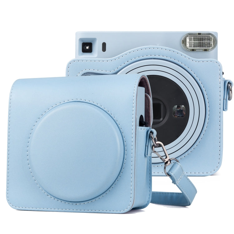 Étui intégral en cuir PU avec bandoulière pour appareil photo FUJIFILM instax Square SQ1