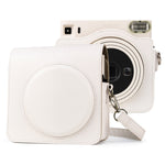 Étui intégral en cuir PU avec bandoulière pour appareil photo FUJIFILM instax Square SQ1