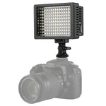 Éclairage vidéo LED blanc HD-160 pour appareils photo reflex numériques Canon, Nikon, avec 3 filtres, HD-160