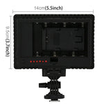 Éclairage vidéo LED blanc HD-160 pour appareils photo reflex numériques Canon, Nikon, avec 3 filtres, HD-160