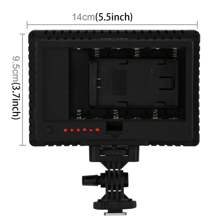 Éclairage vidéo LED blanc HD-160 pour appareils photo reflex numériques Canon, Nikon, avec 3 filtres, HD-160