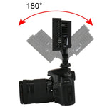 Éclairage vidéo LED blanc HD-160 pour appareils photo reflex numériques Canon, Nikon, avec 3 filtres, HD-160