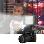 Éclairage vidéo LED blanc HD-160 pour appareils photo reflex numériques Canon, Nikon, avec 3 filtres, HD-160