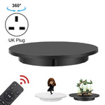 Plateau tournant électrique de 42 cm pour accessoires de tournage vidéo, charge maximale : 100 kg, alimentation secteur, prise britannique, 42 cm, prise britannique