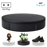 Plateau tournant électrique de 22 cm pour accessoires de tournage vidéo, charge maximale : 50 kg, prise européenne, 22 cm, prise européenne