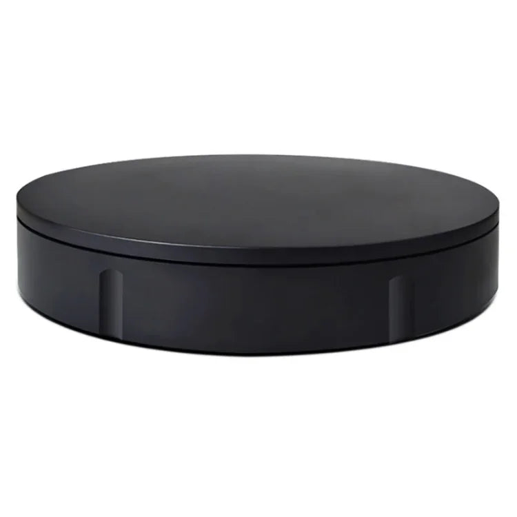 Plateau tournant électrique de 22 cm pour accessoires de tournage vidéo, charge maximale : 50 kg, prise européenne, 22 cm, prise européenne