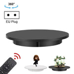 Plateau tournant électrique de 60 cm pour présentoirs, charge maximale : 100 kg, alimentation secteur, prise européenne, 60 cm, prise européenne