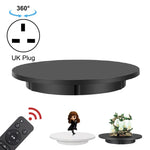 Plateau tournant électrique de 60 cm pour présentoirs, charge maximale : 100 kg, alimentation secteur, prise britannique, 60 cm, prise britannique