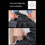 Diffuseur softbox parabolique octogonal pour flash cobra TRIOPO KS2-55 de 55 cm à chargement rapide, KS2-55