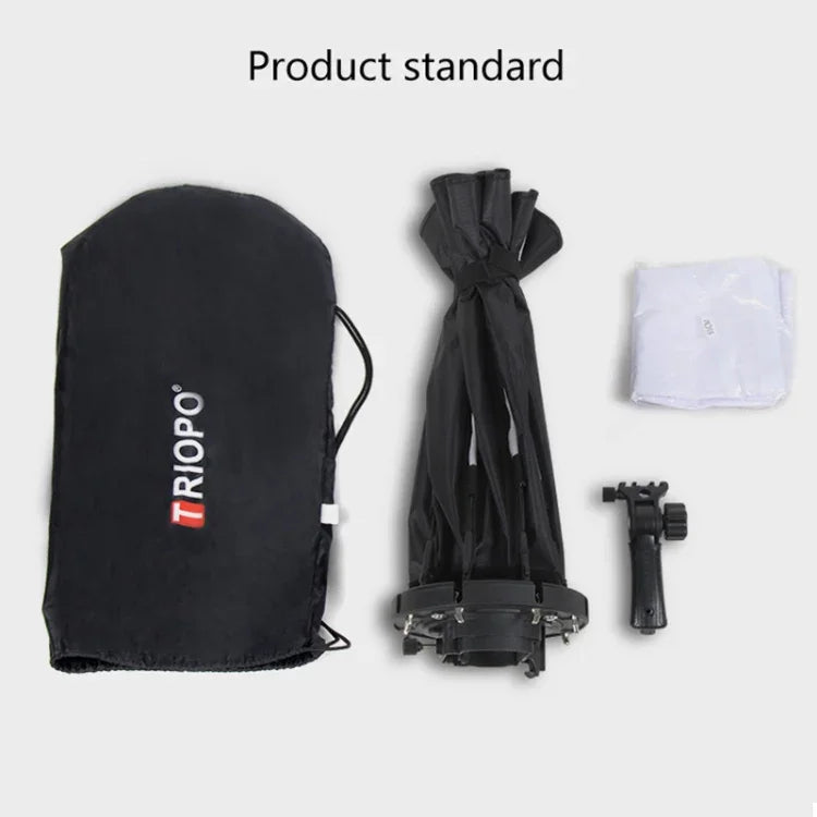 Diffuseur softbox parabolique octogonal pour flash cobra TRIOPO KS2-55 de 55 cm à chargement rapide, KS2-55
