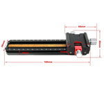 Support de plateau à dégagement rapide pour trépied FITTEST MR-180, rail de précision en aluminium 2 voies pour macro, 180 mm